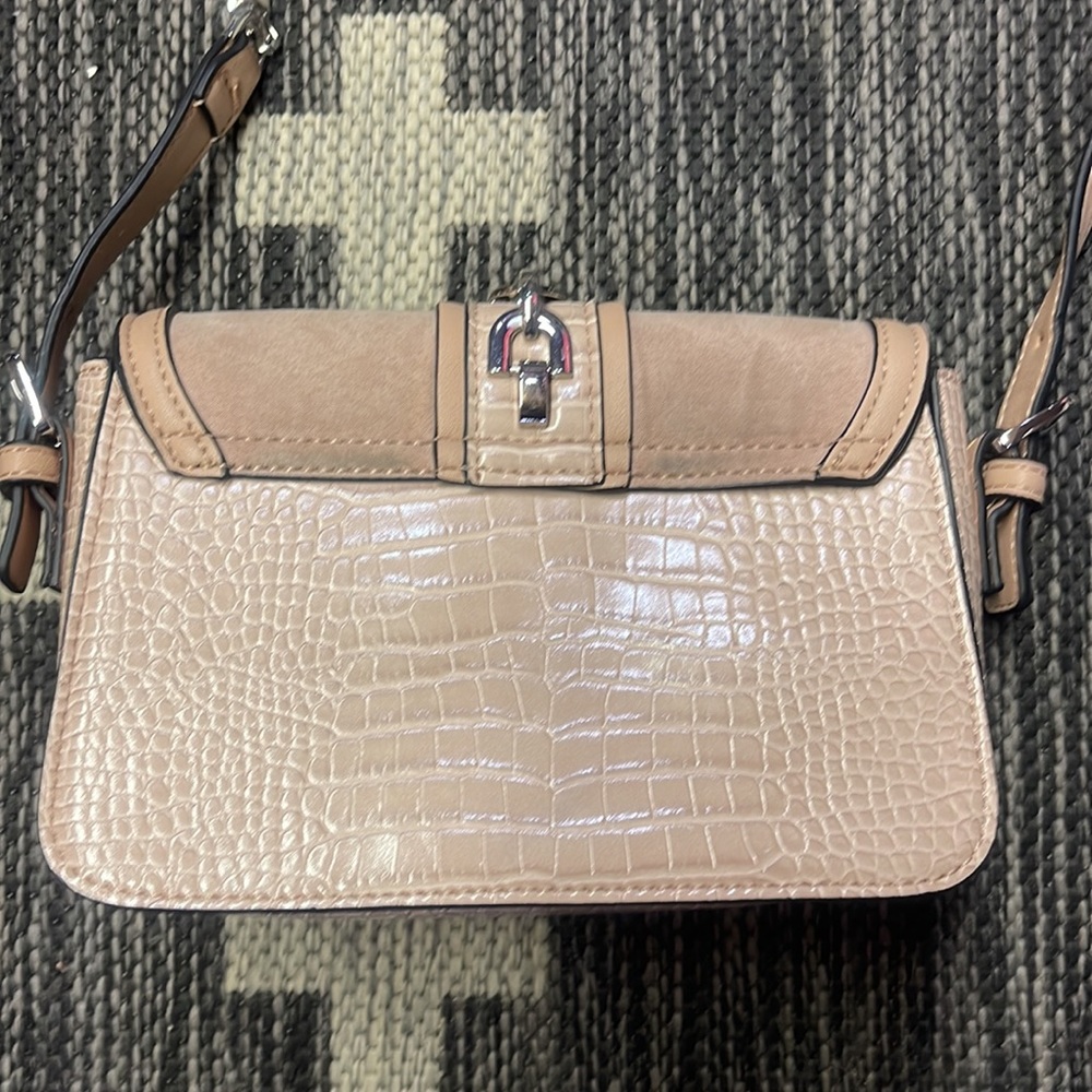 Top Shop Mauve Handbag With Chain Strap - Picture 3 of 6